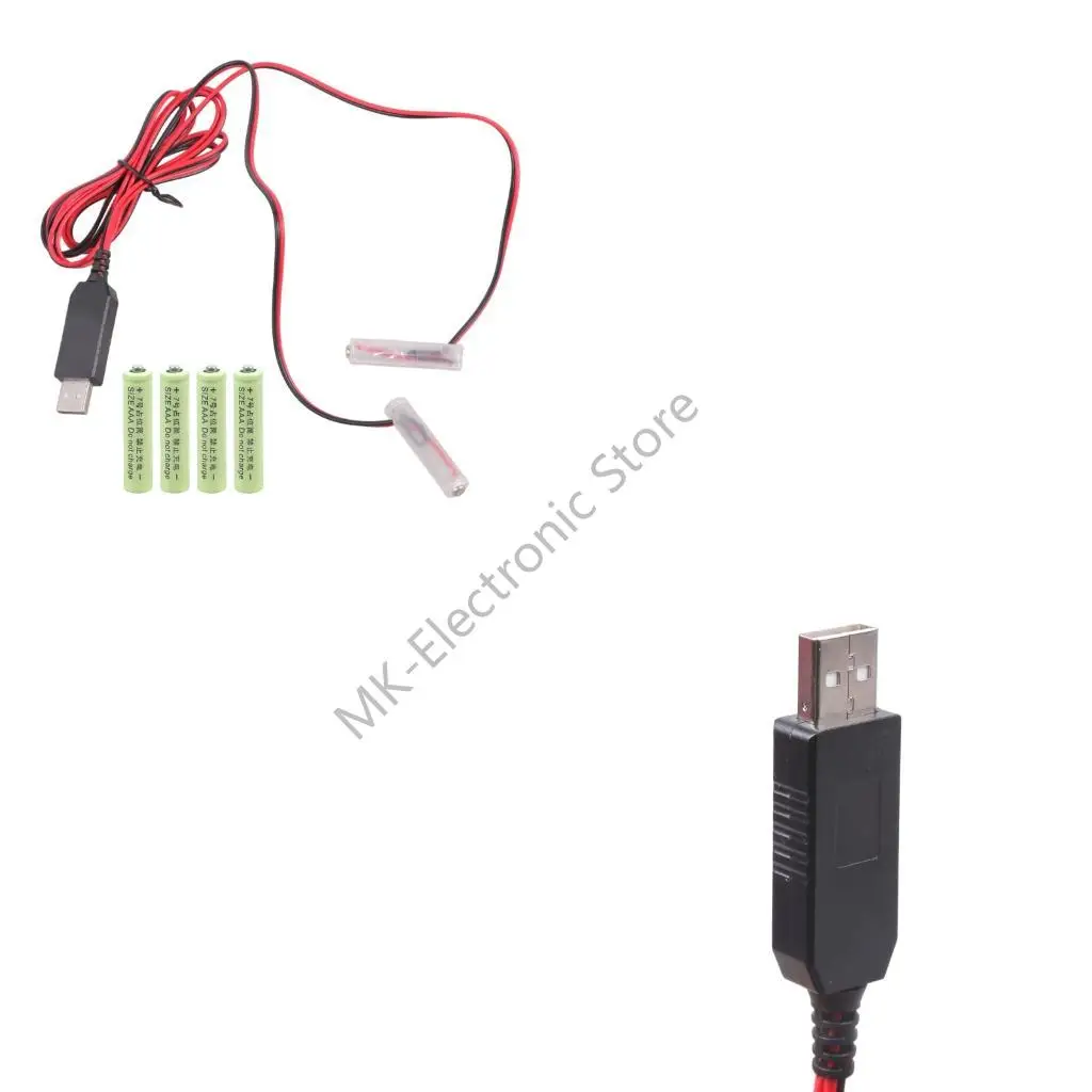 R2LF Double 4.5V USB Converter For Emulating 3A Batteries In Electronics Like
