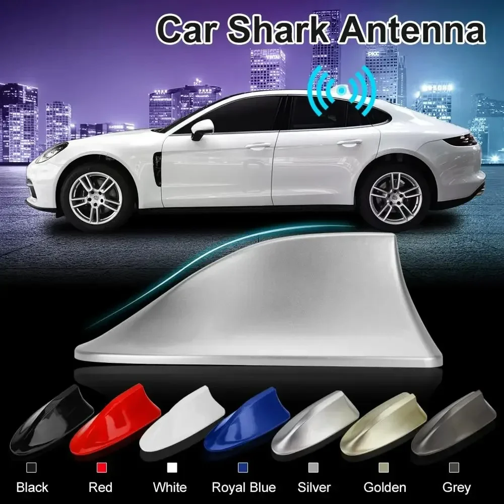 

Universal Car Shark Fin Antenna FM Signal Amplifier Auto Radio Styling Design Aerials