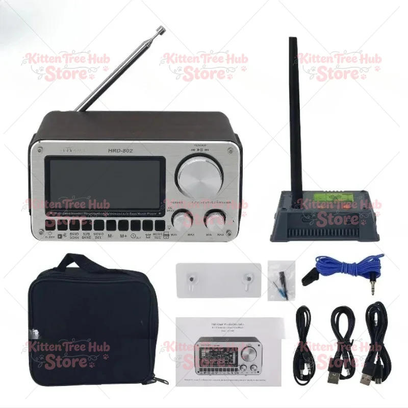 HRD-802 Full Radio Retro  Receiver Dual Speaker Bluetooth