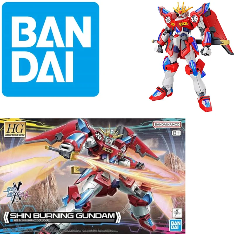 Bandai Hobby – Gundam Build Metaverse – High Grade – 1/144 Shin Burning Gundam Modellbausatz, Actionfigur, Modellspielzeug