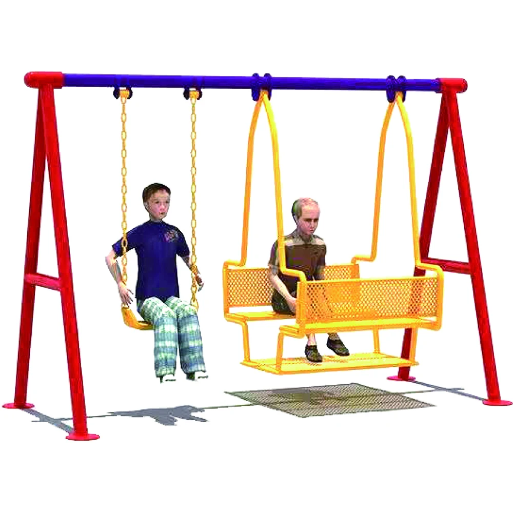 헤비 듀티 대형 그네 세트 성인용 금속 나무 그네 세트 - Kids Outdoor Furniture Set 리뷰 및 가격