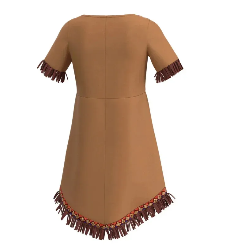 Women Cosplay Indian Princess Costumes Adult Kids Girls Huntress Costume Christmas Halloween Party Mardi Gras Fancy Dress