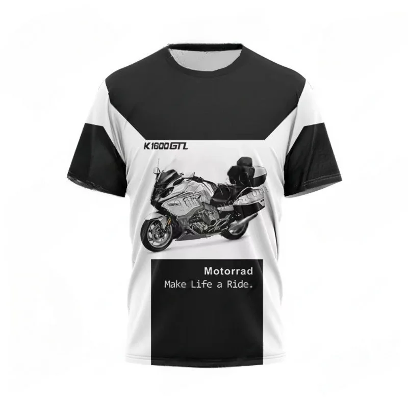 

2025 Summer BMW K1600 GTL Motorcycle Racing Speed Drying T-shirt Motorcycle Men's Speed Drying Breathable