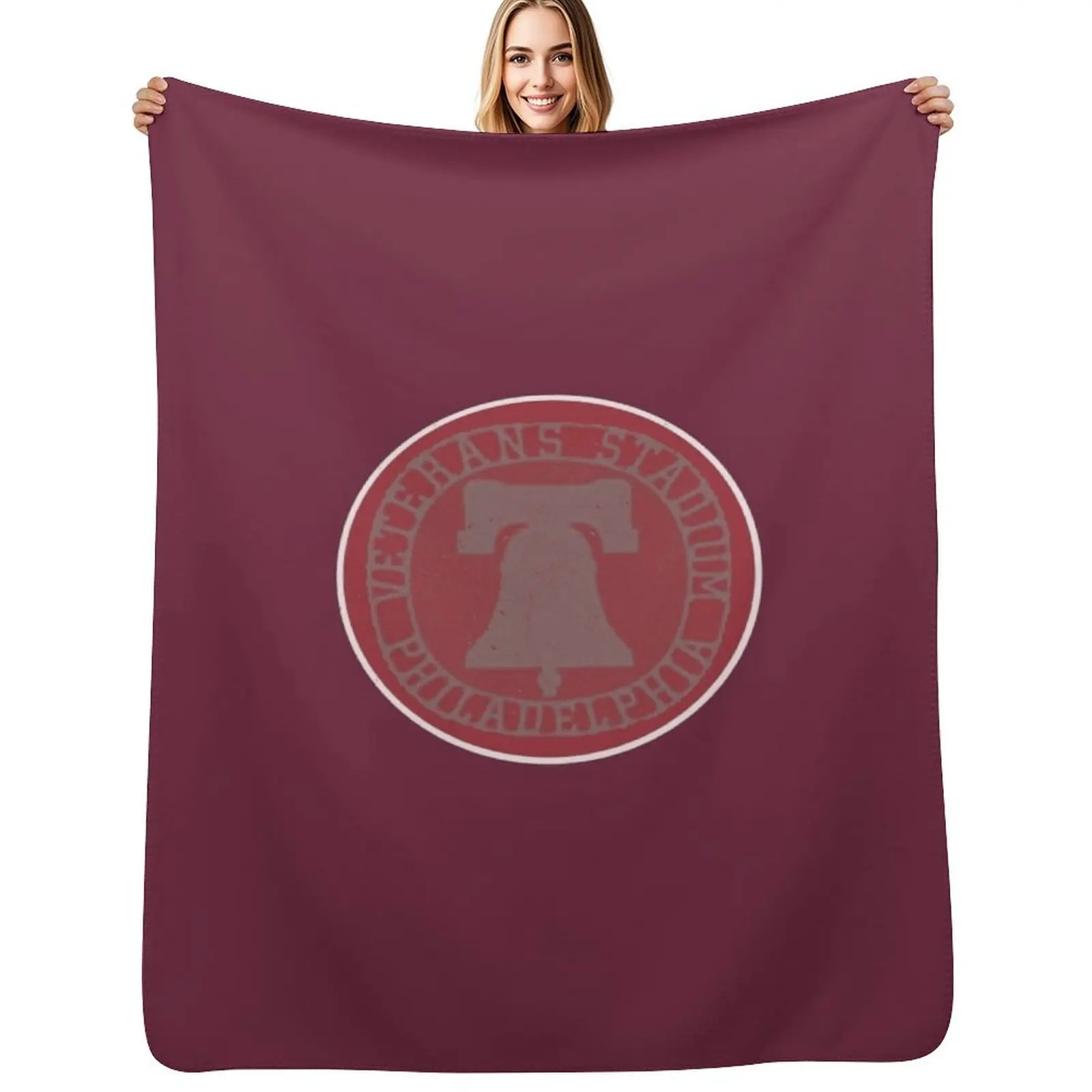 Veterans Stadium Throw Blanket Summer Beddings Plaid on the sofa Soft Big Thermals For Travel Giant Sofa blankets ands Blankets