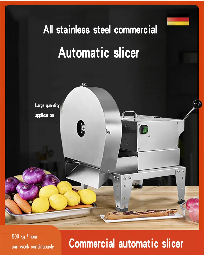 

Commercial electric Slicer Manual Cutter fruit vegetable potato radish lemon slicing meat cutting Machine vegetable chopper