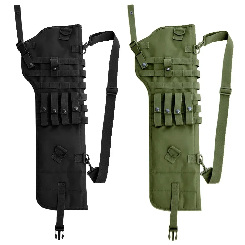 Fundas largas tácticas Molle de nailon para pistola, mochila para Rifle, funda Airsoft para francotirador M4 M16 AK, equipo de pesca para caza y tiro