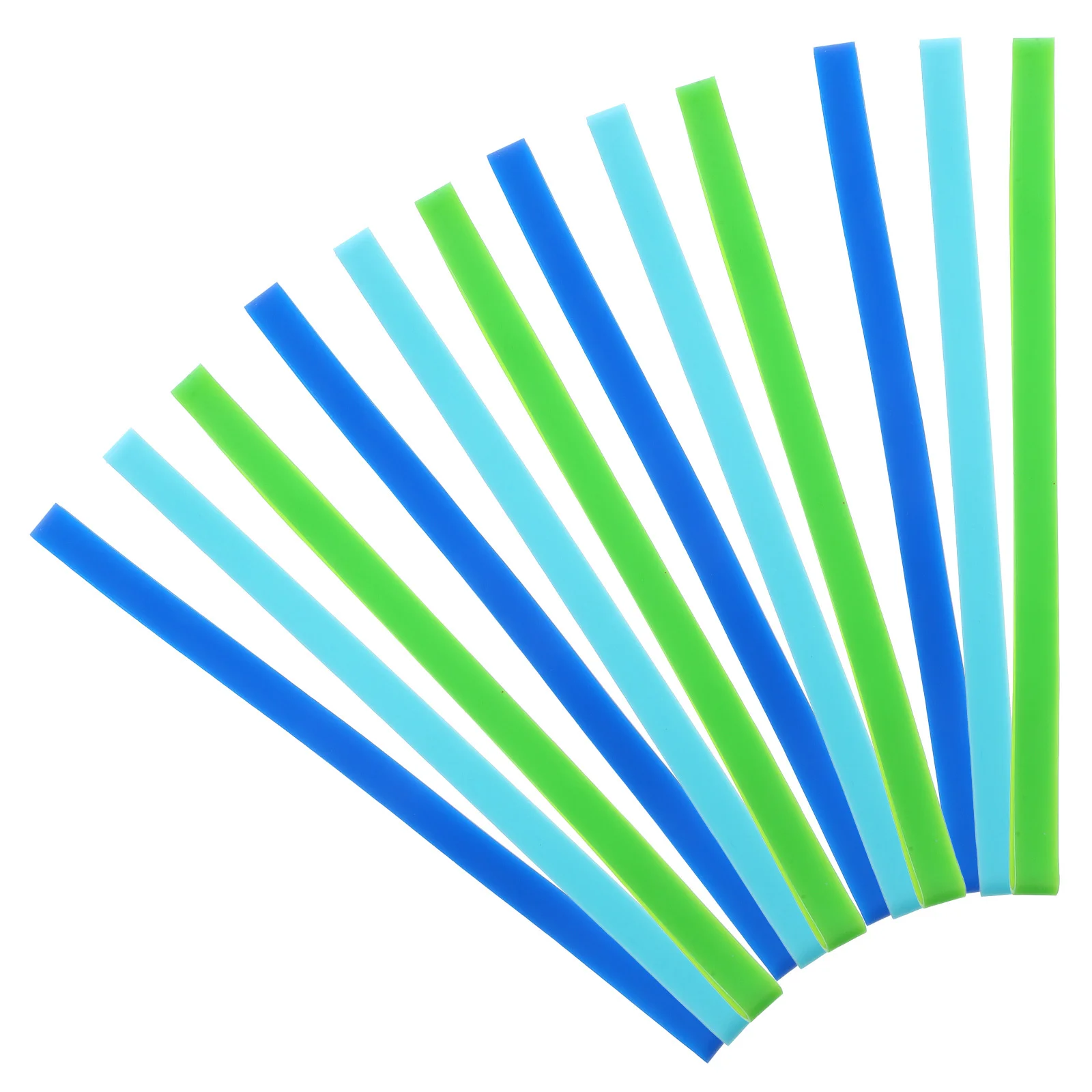 12 قطعة الأربطة المطاطية سيليكون نمط مسطح 20 سنتيمتر ل علب الاغذية تحديد حزام بينتو اكسسوارات مطاطا بينتو الأشرطة ثابتة #1