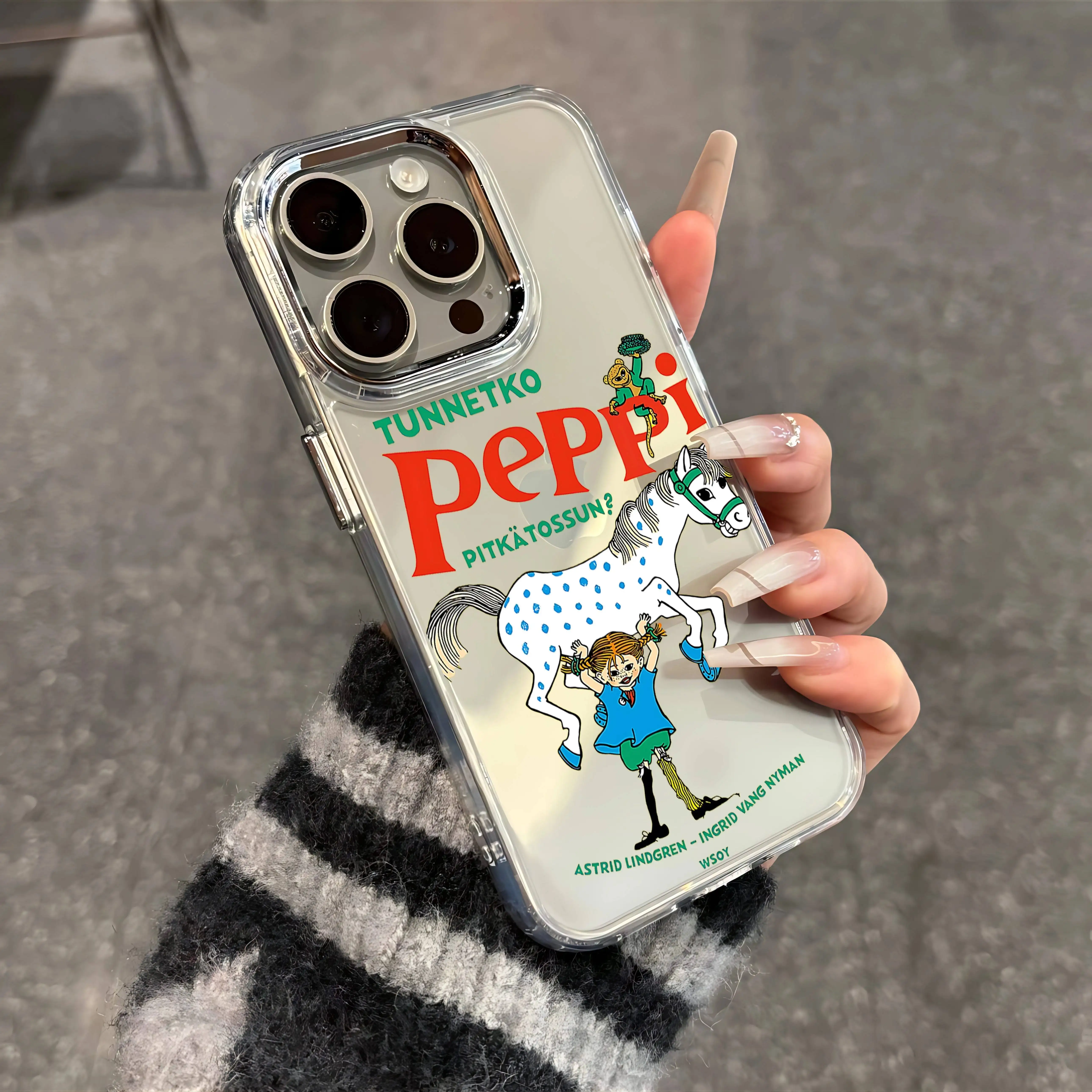 Funda para teléfono HOT Pippi Longstockings para Oppo Find A6X A5X A5 F31 F29 X8 A60 A3X A3 A2 A78 A98 A79 A78 A59 A58 A38 A76 Pro 4G 5G