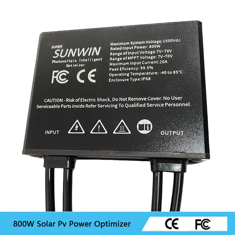 800W Solar Optimizer Photovoltaic Optimizer Photovoltaic Power Optimizer MPPT optimizer improves power generation efficiency 800W Solar Optimizer Photovoltaic Optimizer Photovoltaic Power Optimizer MPPT optimizer improves power generation efficiency