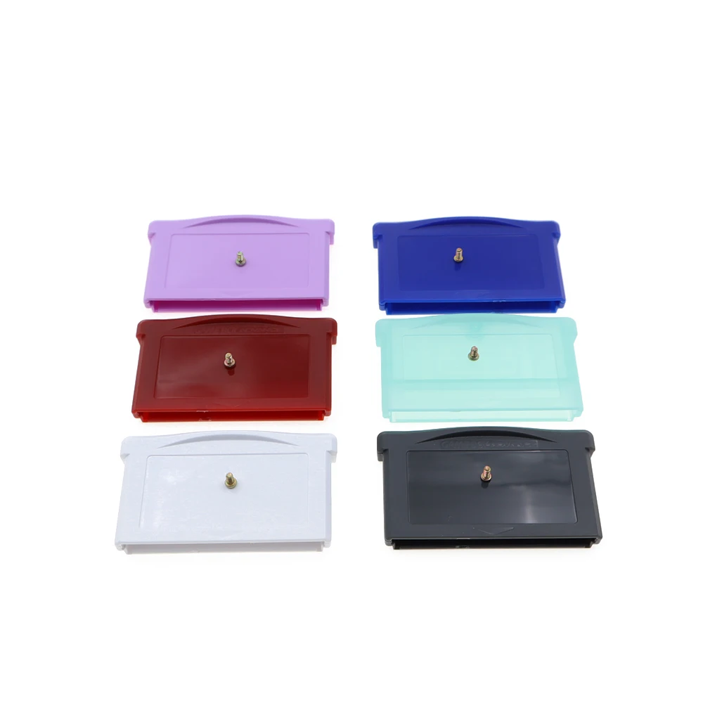 Para Gameboy Advance GBA carcasa de cartucho de juego vacío con tornillos para GBA
