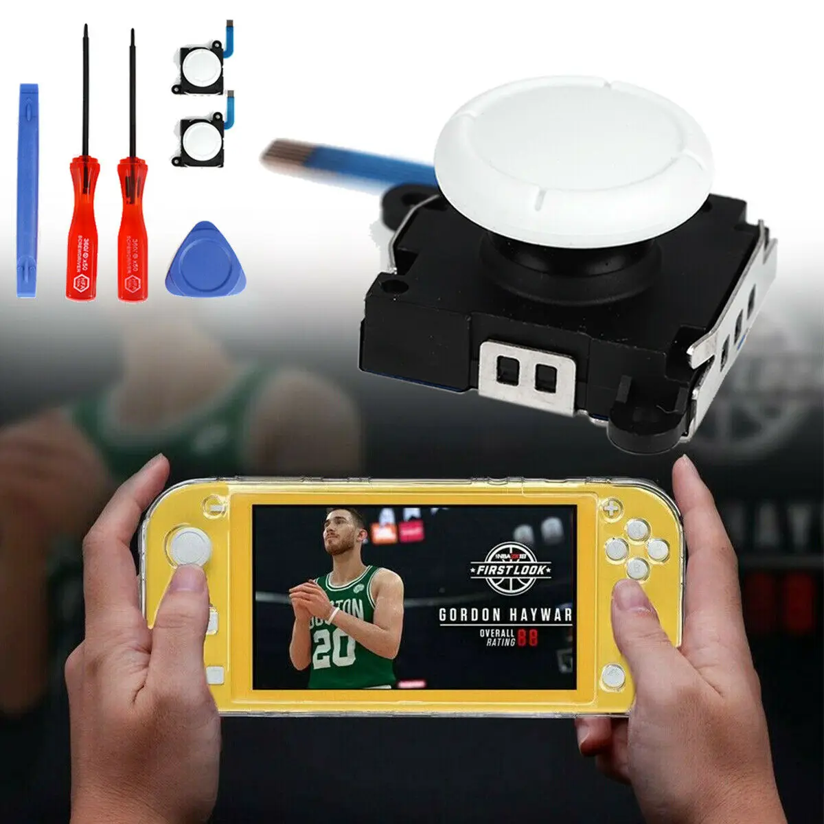 

Practical 1X Analog Stick Replacement for Nintendo Switch Lite for Joy Con Thumbstick Joystick