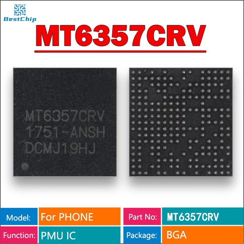 For SAMSUNG A60-A90 A10S/A605F/A705F/A920F Power IC MT6357CRV MT6177MV AUDIO WCD9370 WCN3980 WTR3925 Integrated circuit IC Chip