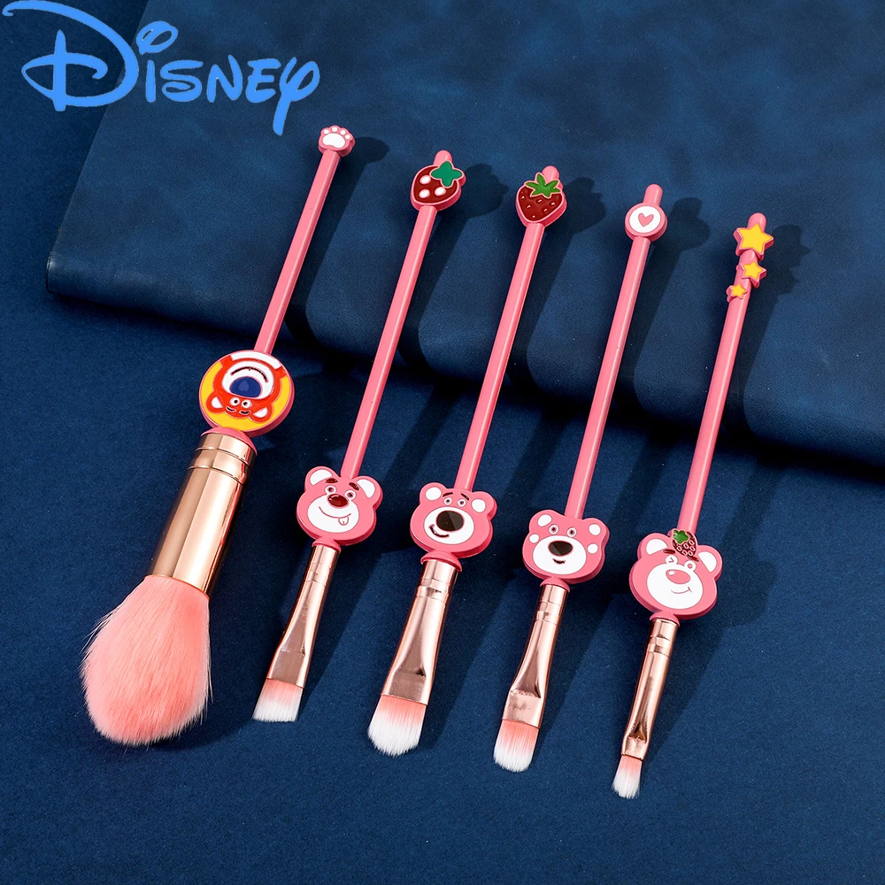 5Pcs/Set Anime Toy Story Lots-o-Huggin Makeup Brush Kawaii Bear Portable Soft Concealer Brush for Party Makeup Tools Toy Gift