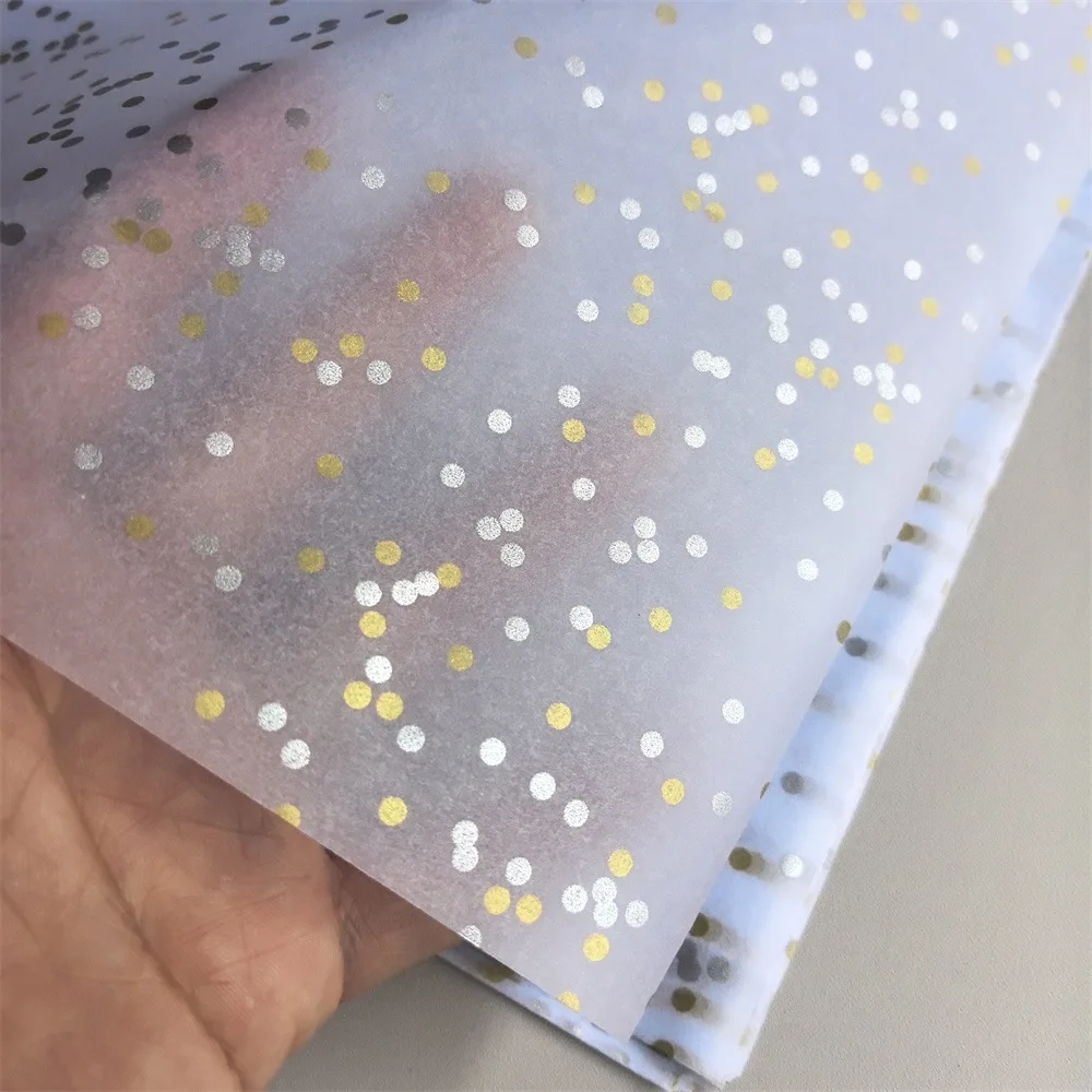 20 Sheets/Pack Colorful Polka Dots Tissue Paper Gift Wrapping DIY Art Craft Tissue Paper Christmas New Year Festival Party Decor