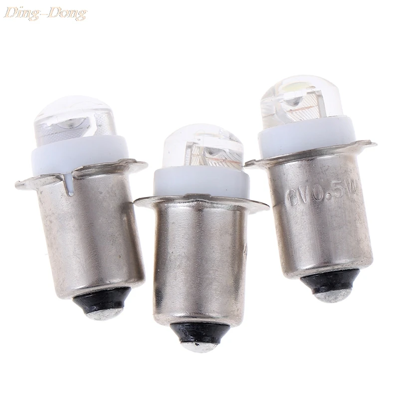 LED Light Bulb P13.5S 0.5W Work Light Flashlight Torch Light Replacement Led Bulb Work Light Lamp 3V 4.5V 6V