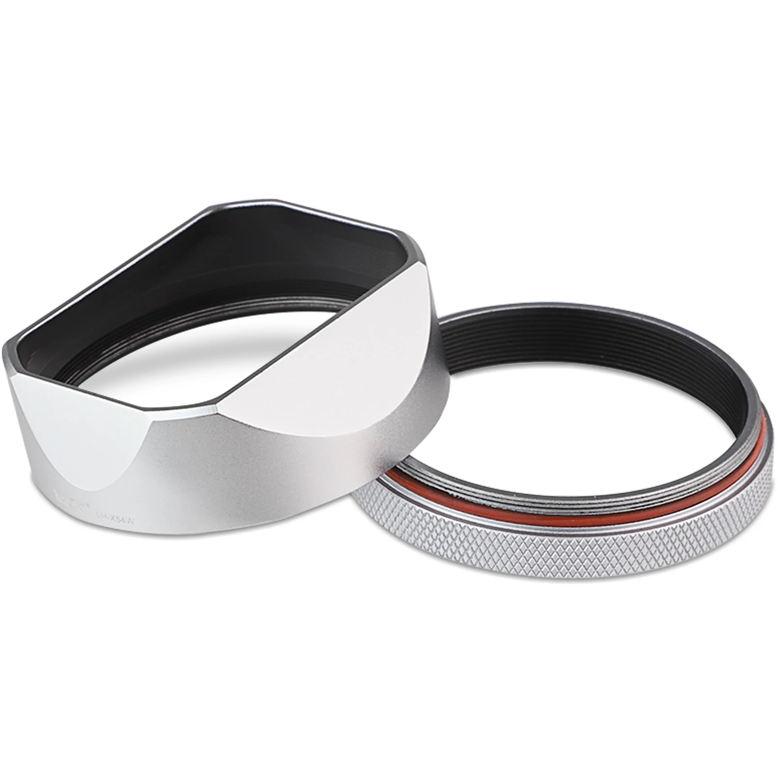 Haoge LH-X54B Pare-Soleil Métal Carré Pour Fujifilm X100VI / X100V + Bague 49 Mm – Protection Anti-Flare, Finition Mate Noire