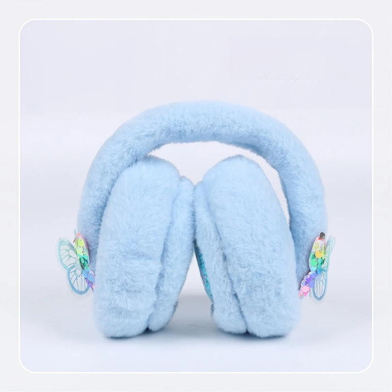 ディズニー アナと雪の女王 子供用耳当て 防寒 暖かい耳当て 女の子用 フリース耳当て 氷と雪をカバーする漫画耳