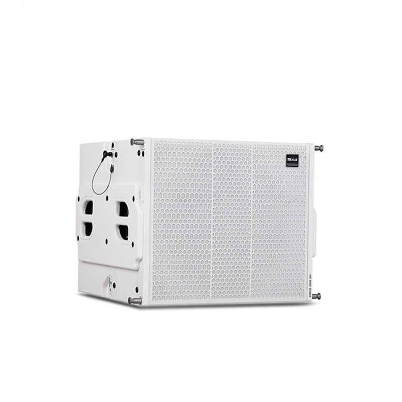 Audio Professional Speaker Audio System Double 6.5 Inch White Line Array Conference Room Sound System