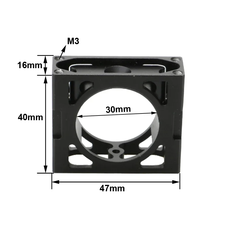 Attache en alliage d'aluminium pour robots volants, pince de tube de 30mm, RC, importateur UAV, train d'atterrissage, cadre de tuyau, pièces de verrouillage en métal, 1 pièce