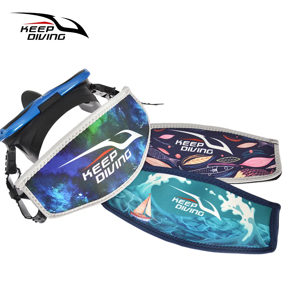 

Diving Snorkeling Mask Hair Protectors Double Side Printed Hair Tie Anti-tangling Hair Protectors Freedom Diving Gear MSC-492