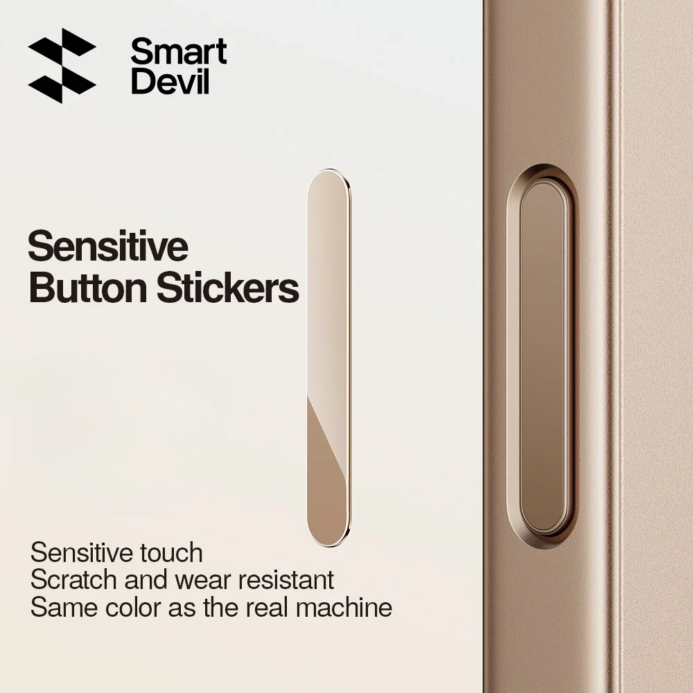 SmartDevil Camera Button Film for iPhone 16 Pro Max 16 Plus 16 Sensitive Side Key Sticker Anti-scratch