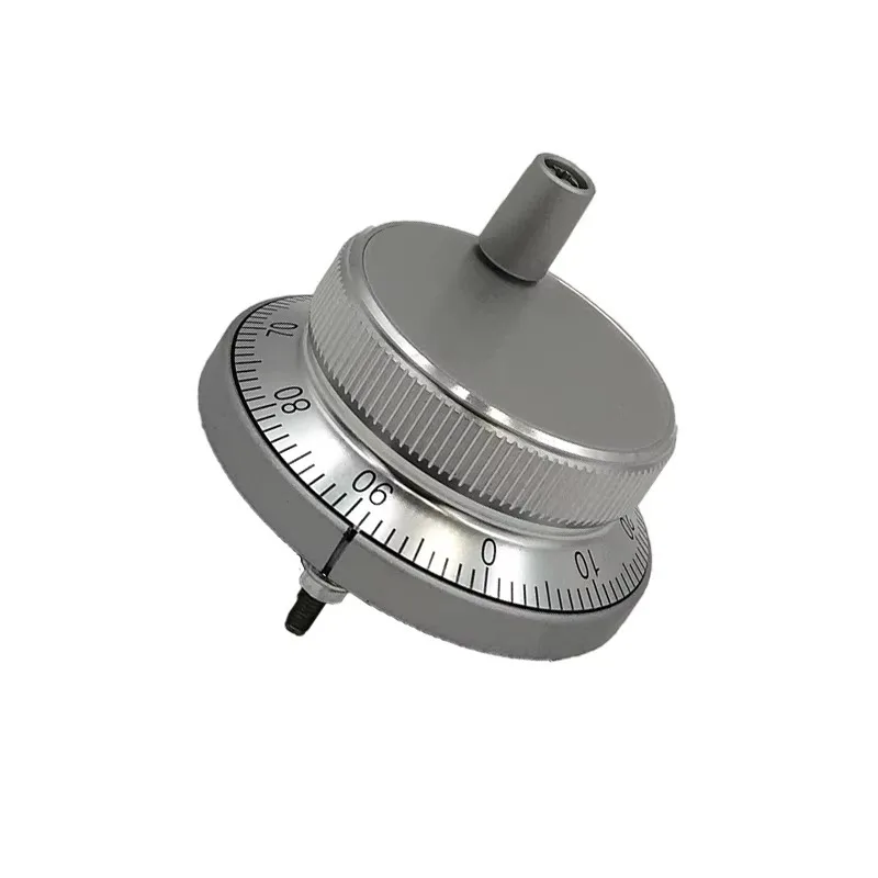 Panel Type Manual Pulse Generator MK600 CNC Handwheel MPG Hand Pulsing 5V 25-100PPR 60mm Diameter for CNC Machining System