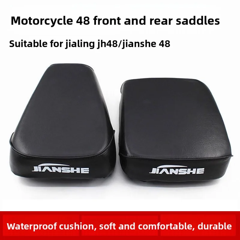 

Motorcycle model 48 type front and rear saddle, 48CC large seat cushion seat cover assembly universal accessory.
