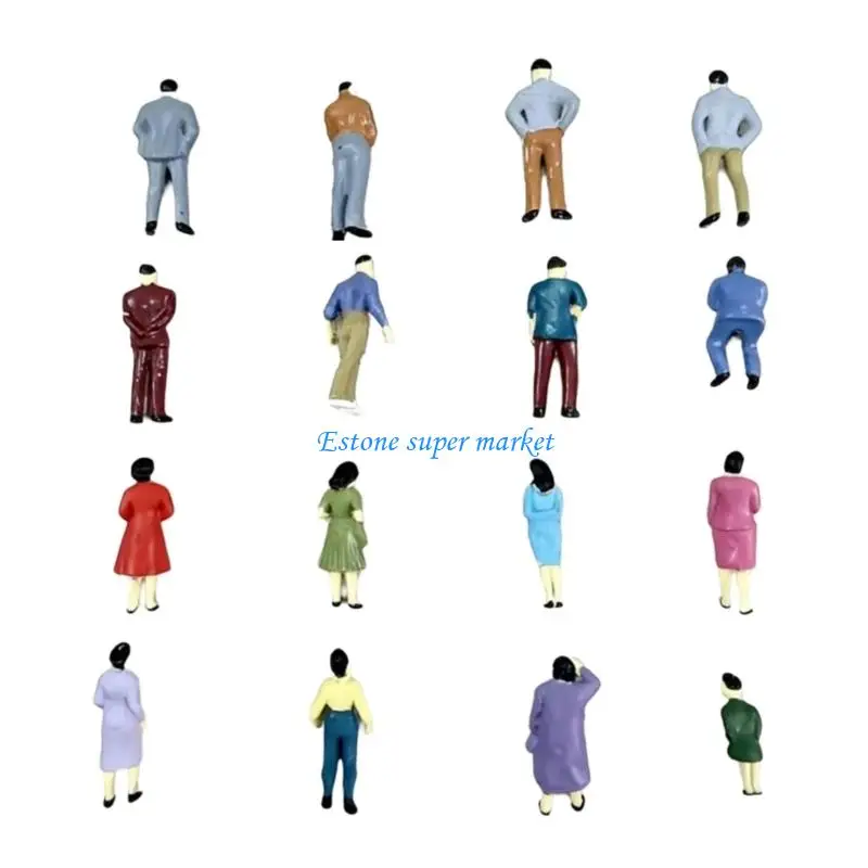 090B 1:50 Model Figure Doll Minifigure For City Planning And Hobby Craft Project