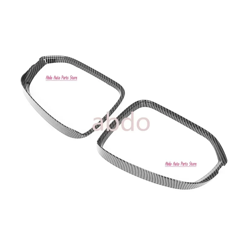 abdo 2pcs Car Rearview Mirrors Rain Eyebrow Cover Ring Trim Sticker ABS Mirror Exterior Visor Accessories For Tank 500 Hi4-T/Hi4