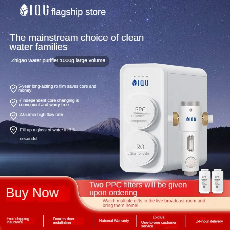 Wholesale 4 Stages uv water filter system Mineral Under Sink water filter or purifier Household Water Filter Purifier For Home D