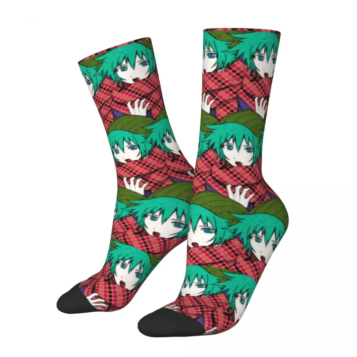 Shin Tsukimi Your Turn To Die Socks YTTD Anime Game Funny Stockings Winter Non Skid Men Socks Breathable Pattern Cycling Socks