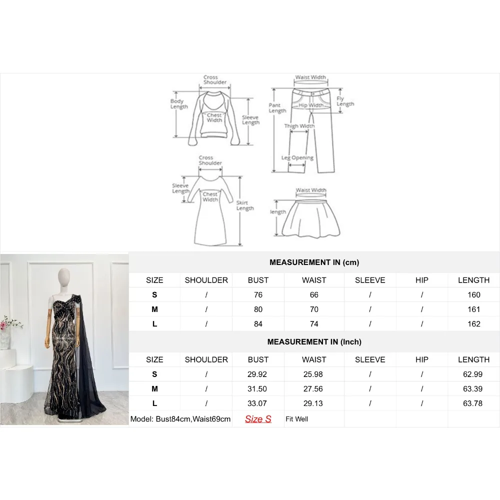 Dress with Floral Shoulder for Party 2025 New Black Beaded Deep V-Neck Mermaid Evening