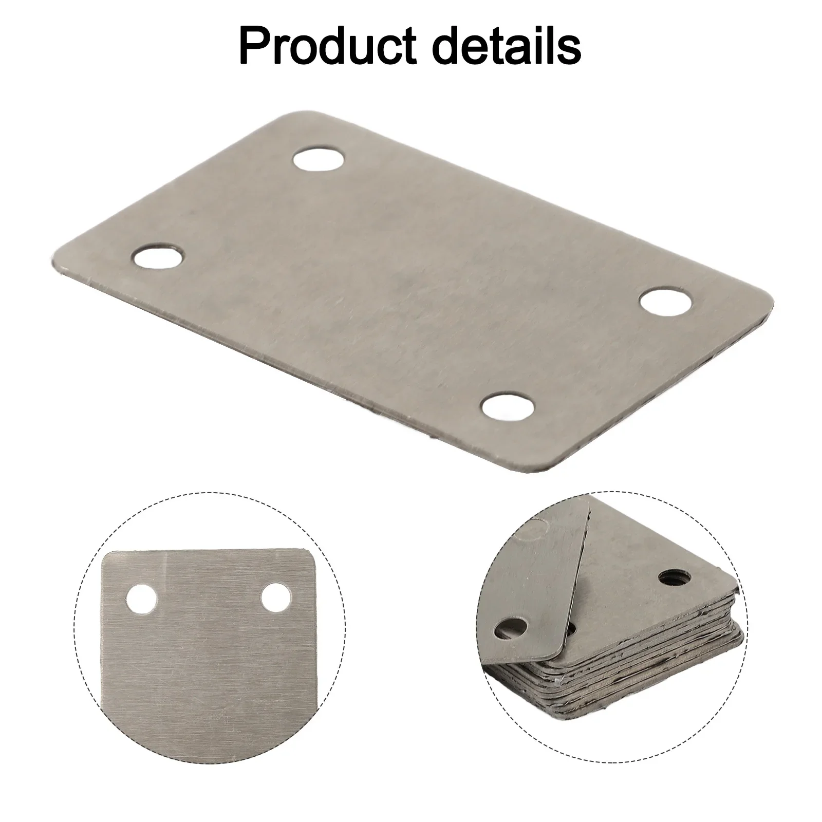 Connection Plates 4-hole Bracket Home Improvement DIY Furniture Support Plates Comprehensive Set Long-lasting Material