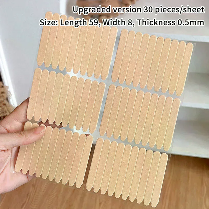 60/66개 투명 양면 접착 테이프 인조 손톱 디스플레이 스탠드 글루 스티커 아크릴 연습용 바 네일 아트 도구