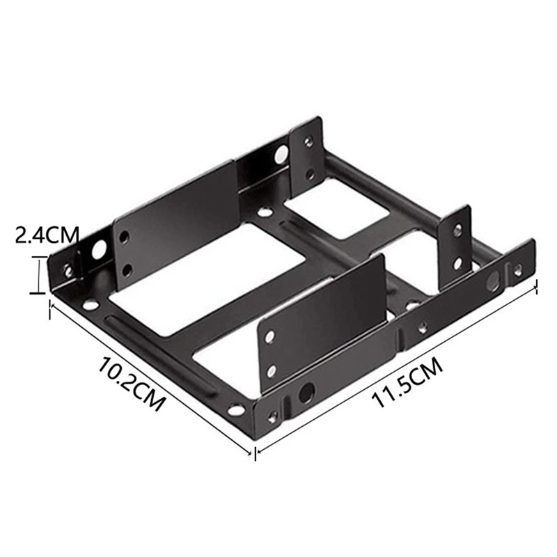 Support de montage pour disque dur interne SSD 3.5 à 2.5, Kit de câbles pour disque dur 2.5 à 3.5 go, caddie à plateau