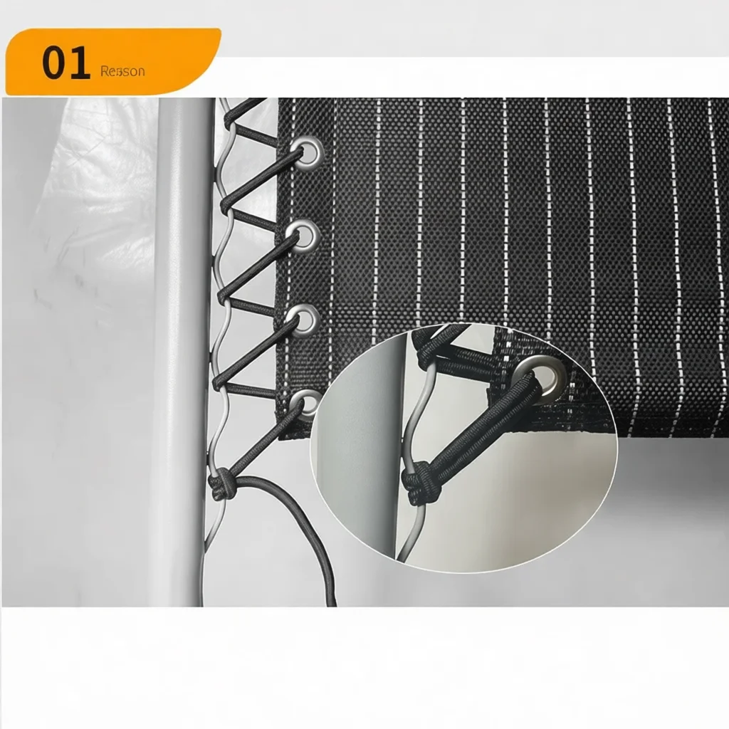 High Elasticity Replacement Cord For Lounge Chairs Patio Garden Repair Kit Durable Bungee Rope For Folding Beach Seat Supply
