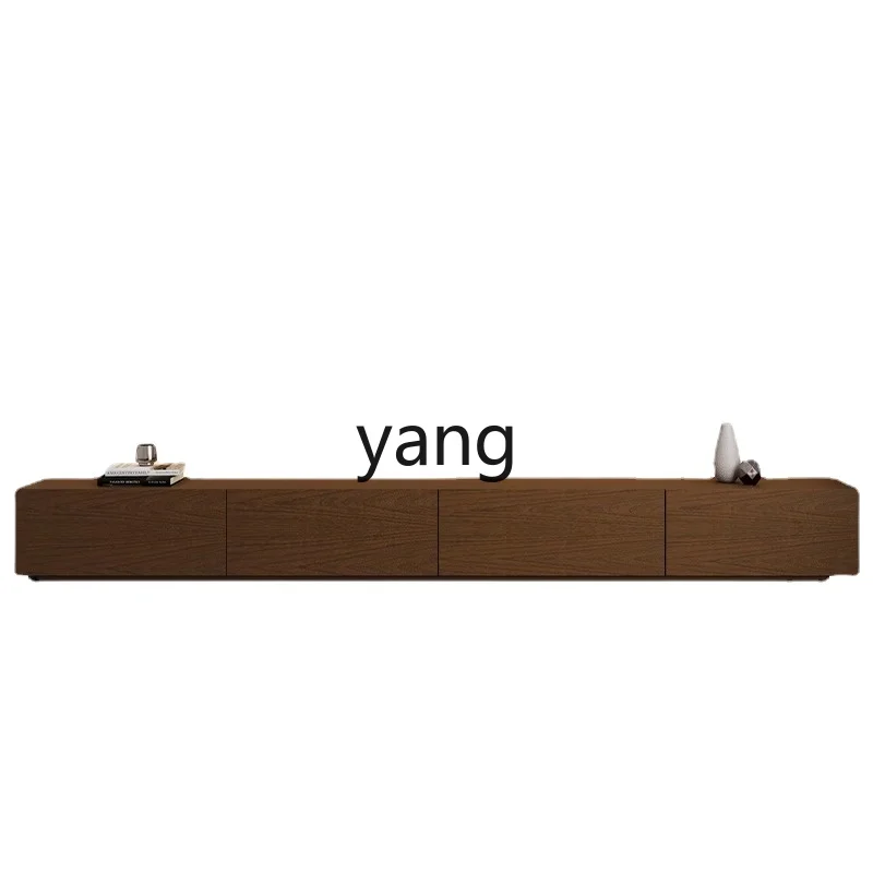 Yhl .Simple Living Room Furniture Black Walnut Home Floor Cabinet