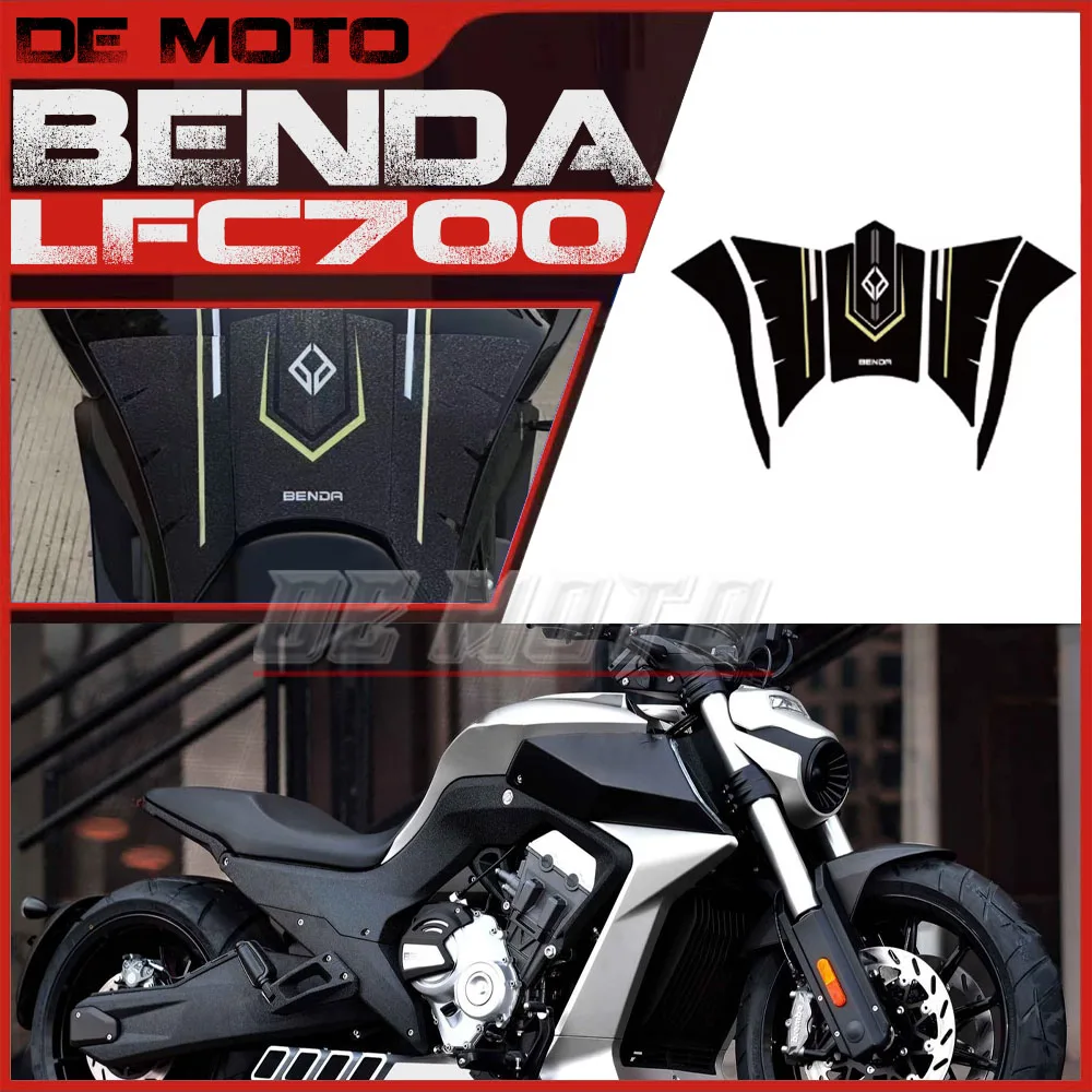 ベンダ-lfc700-lfc-700-オートバイアクセサリーステッカーデカールキット燃料タンクパッド保護プロテクター