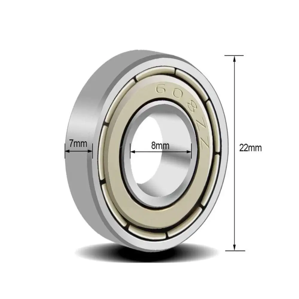 New Double Shielded Ball Bearings 609ZZ 6000ZZ 6000RS Metal Bearing 608ZZ 608RS 6001ZZ 6001RS Miniature bearing