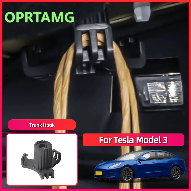 

Эмблемы, бестселлер 2017-2024 для Tesla Model 3, крючок для багажника, пластиковый крючок, крючок для багажника, автомобильные аксессуары, инструменты, модификация автомобиля
