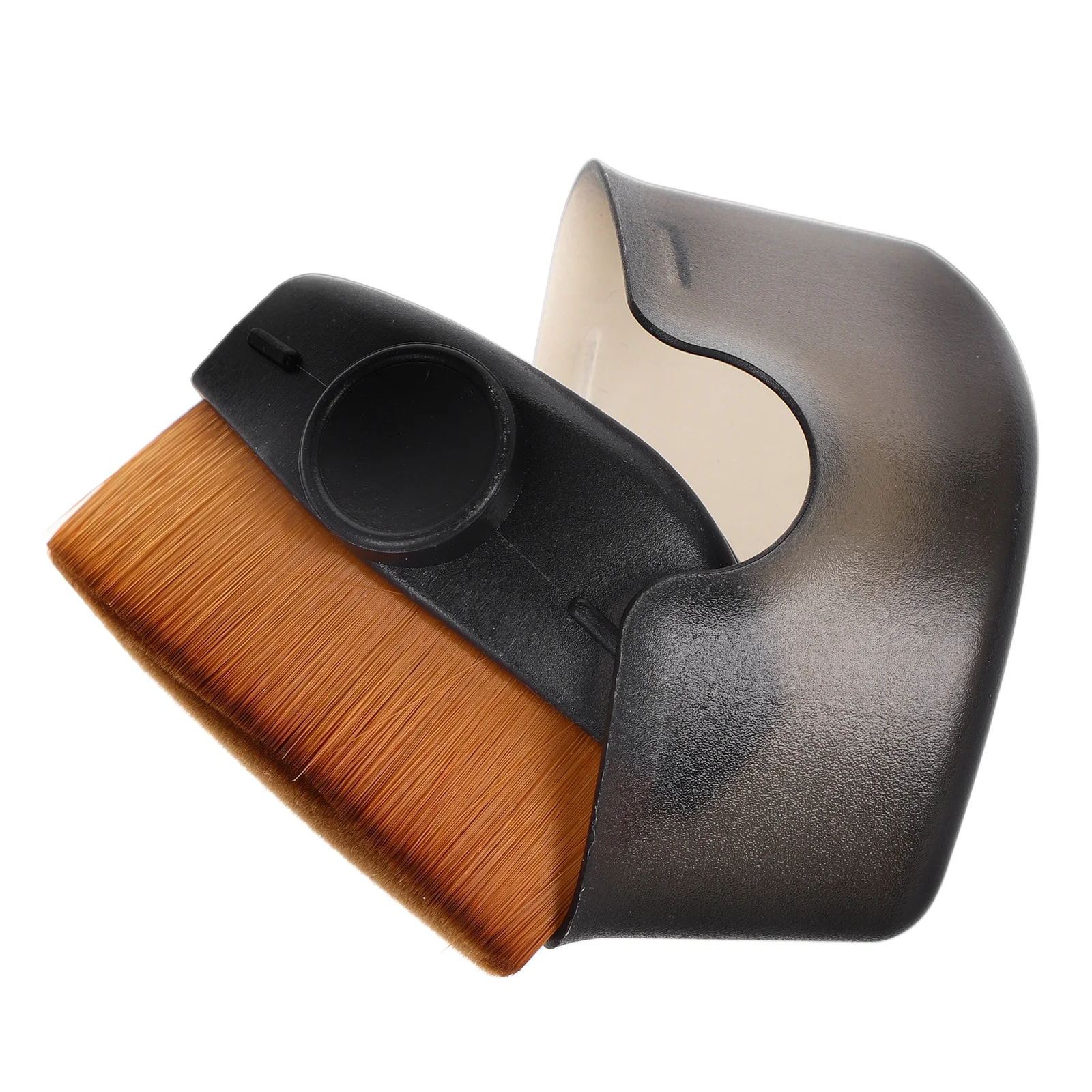 ファンデーションブラシポータブル高密度メイクアップブレンドツール液体パウダーコンシーラー旅行用フェイスタンニングアプリケーター