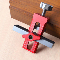 2 in 1 Cabinet Door Installation Positioner,6/8/10mm Rebounder Punched Mounting Jig Wardrobe Cabinet Door Panel Installation Jig