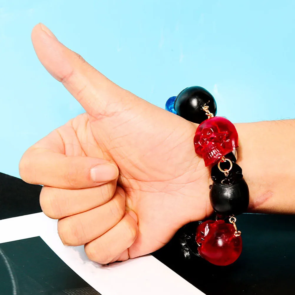 

6 Pcs Skull Silicone Mold Crafts Making Molds Head Mould Skull-head Bead Manual Resin Casting Creative DIY Silica Gel