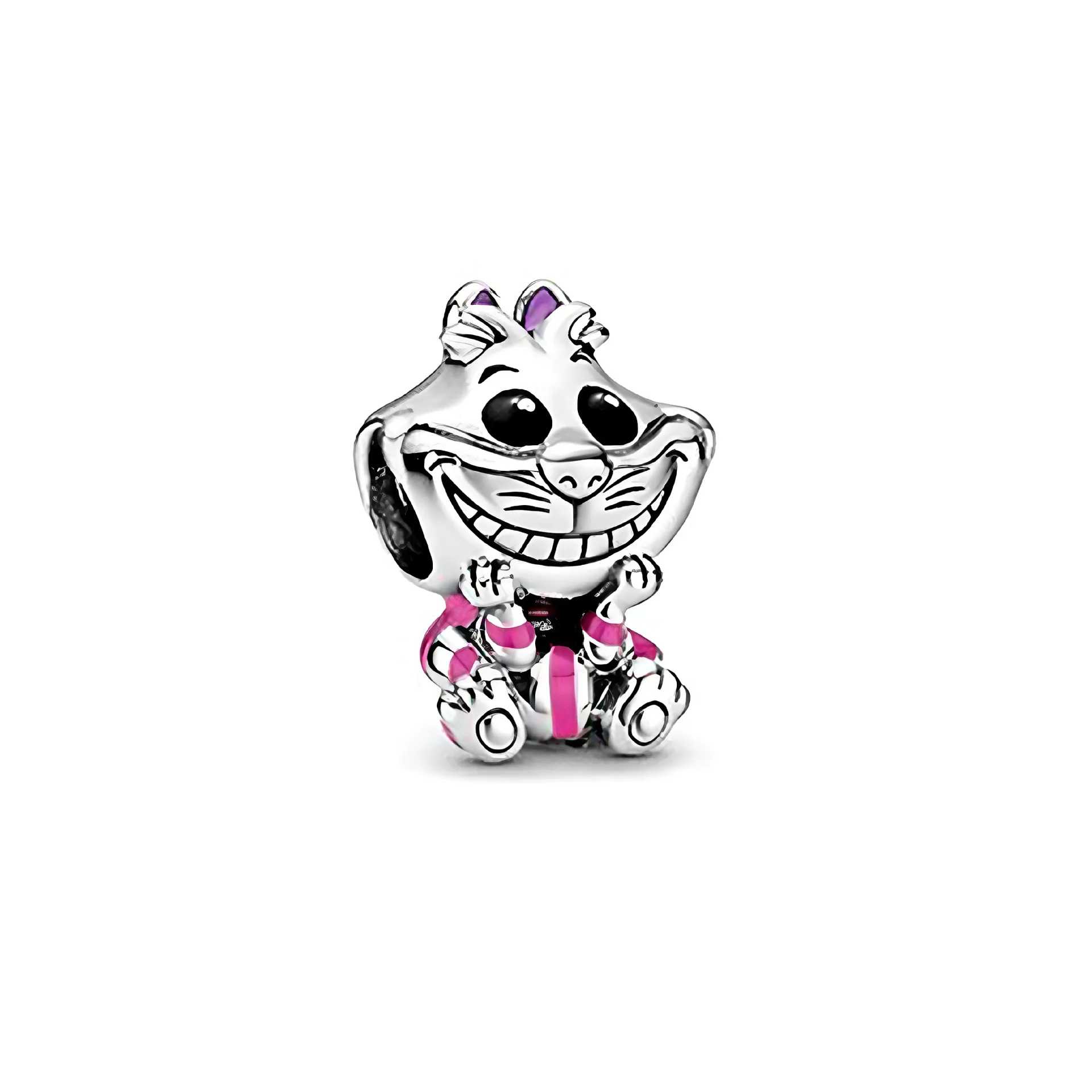 Pendentif à breloque Winnie l'Ourson Mouse pour femme, argent regardé 2024, or rose, convient aux bracelets Pandora, bijoux Disney, nouveau, 925