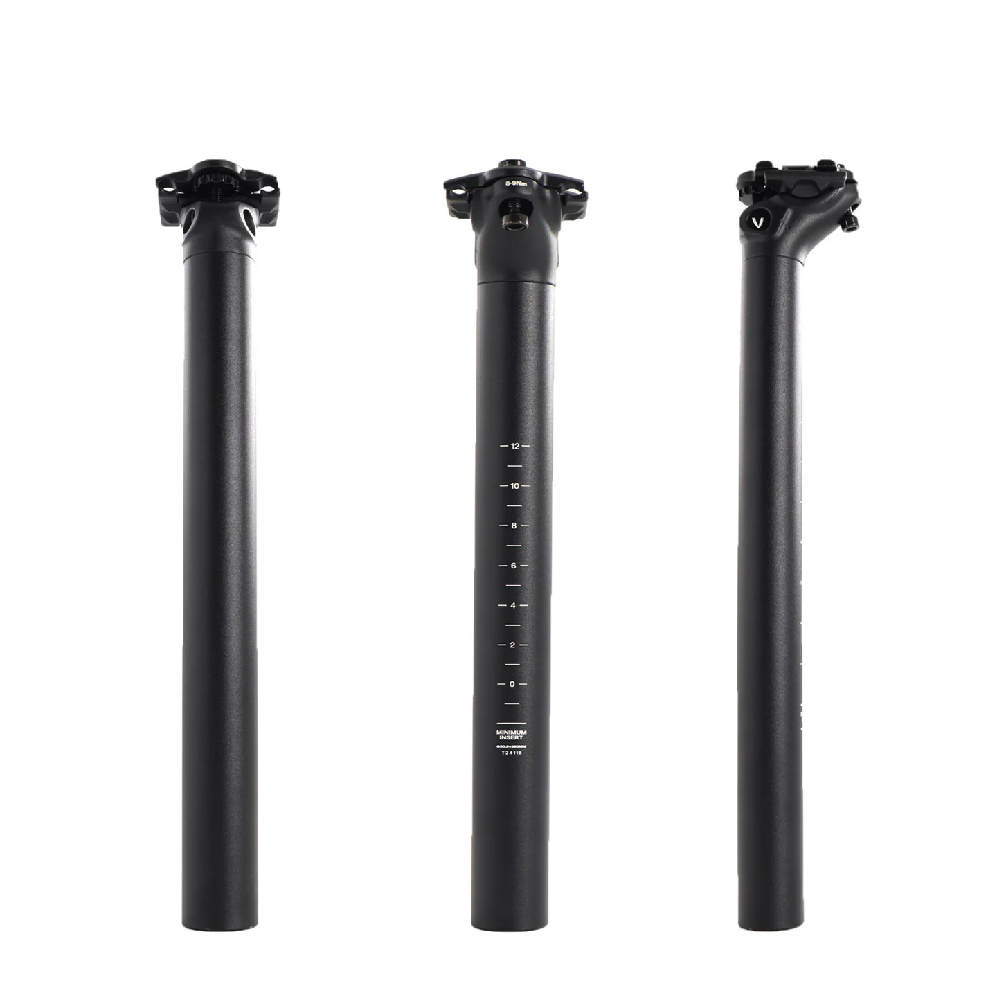 TESNO Ultralight MTB Road Bike Seatpost 30.9/31.6mm X 350mm Bike Seat Tube Cycling Parts Dropper Post for Mountain Bikes