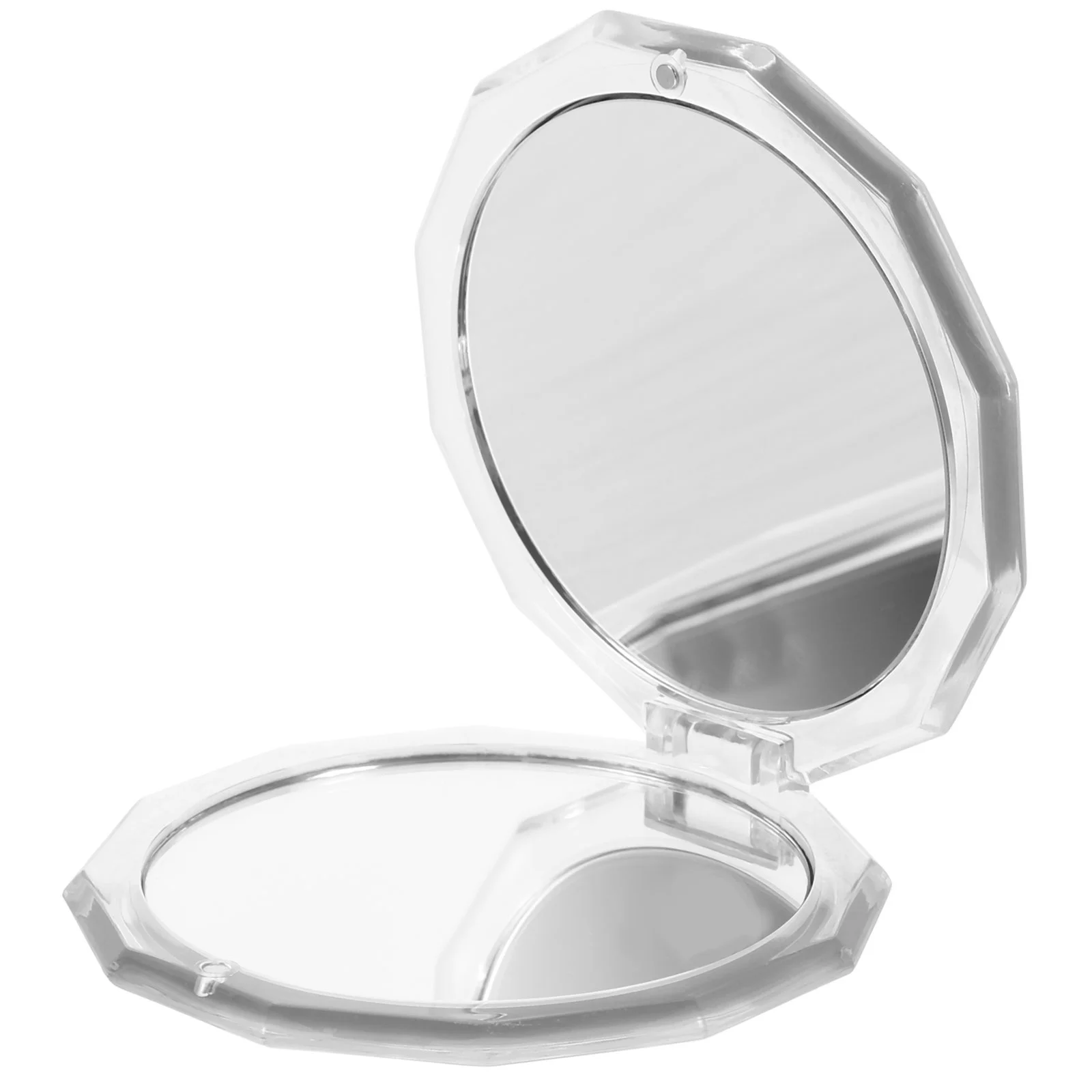 Espelho de ampliação dobrável portátil mini espelho de maquiagem compacto tamanho de viagem para mulheres meninas maquiagem mini espelhos para viagens