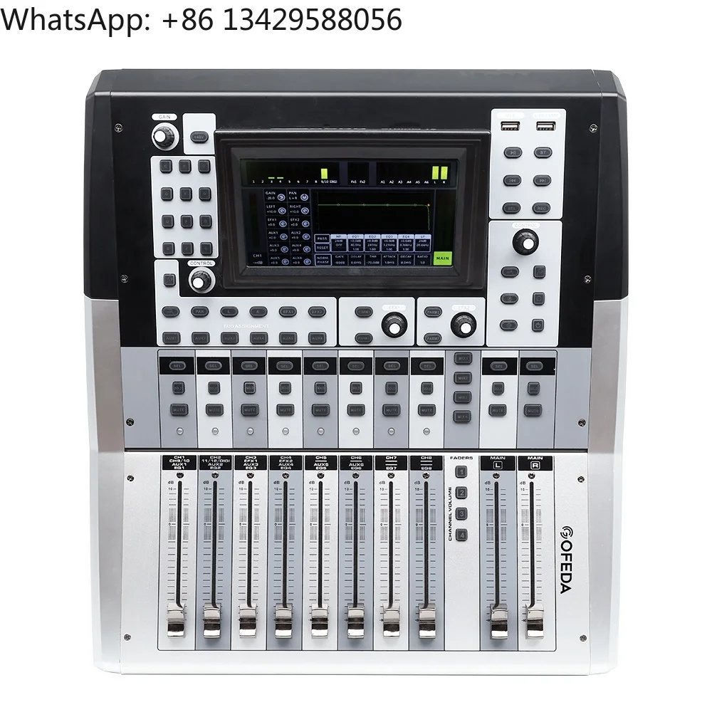 

GMC-DM12 Professional 12 Channel Digital Mixer Audio Pro Speaker Pro Audio Professional Loudspeaker Dj Mixer