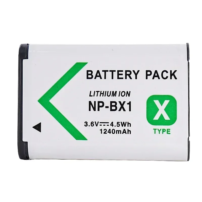 NP-BX1 1240mAh 3.6V Battery Suitable for Sony RX100 H400 RX1R HX300 HX400 HX50 M6 M7 X3000R X3000 AS300