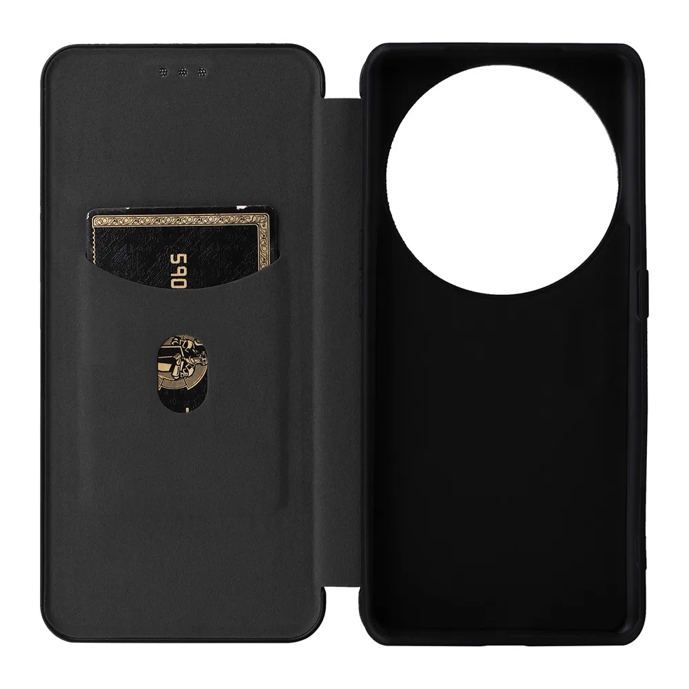 ل ممن لهم البحث X6 حالة فاخرة الوجه ألياف الكربون الجلد الامتزاز المغناطيسي الحال بالنسبة ممن لهم البحث X6 برو X 6 FindX6 أكياس الهاتف