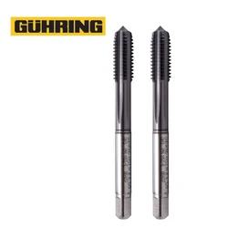 German Original GUHRING 1PCS HSS-E-PM JIS Standard Straight Flute Tap M3 M4 M5 M6 M8 M10 M12 Screw Thread Taps For HRC 45° - 55°